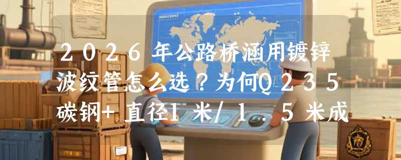 2026年公路桥涵用镀锌波纹管怎么选？为何Q235碳钢+直径1米/1.5米成主流配置？