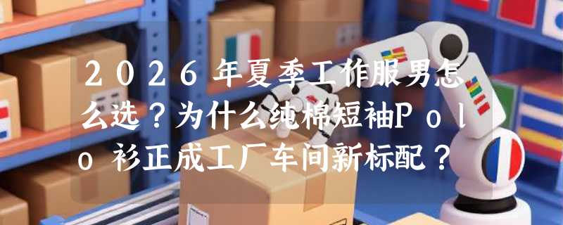 2026年夏季工作服男怎么选？为什么纯棉短袖Polo衫正成工厂车间新标配？