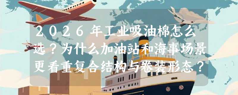 2026年工业吸油棉怎么选？为什么加油站和海事场景更看重复合结构与卷装形态？