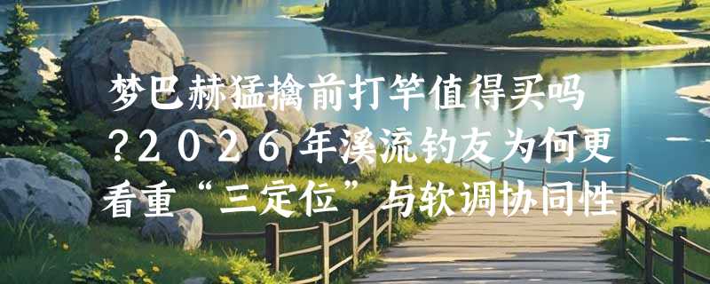 梦巴赫猛擒前打竿值得买吗？2026年溪流钓友为何更看重“三定位”与软调协同性？