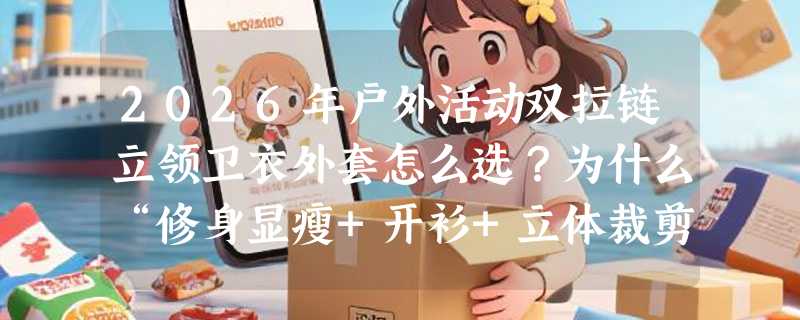 2026年户外活动双拉链立领卫衣外套怎么选？为什么“修身显瘦+开衫+立体裁剪”成新刚需？