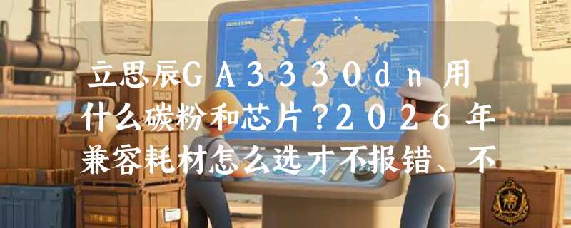 立思辰GA3330dn用什么碳粉和芯片？2026年兼容耗材怎么选才不报错、不断计数？