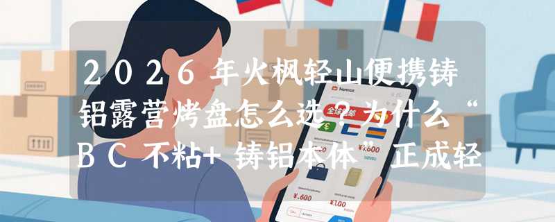 2026年火枫轻山便携铸铝露营烤盘怎么选？为什么“BC不粘+铸铝本体”正成轻量露营新基准？