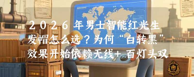2026年男士智能红光生发帽怎么选？为何“白转黑”效果开始依赖无线+百灯头双硬指标？