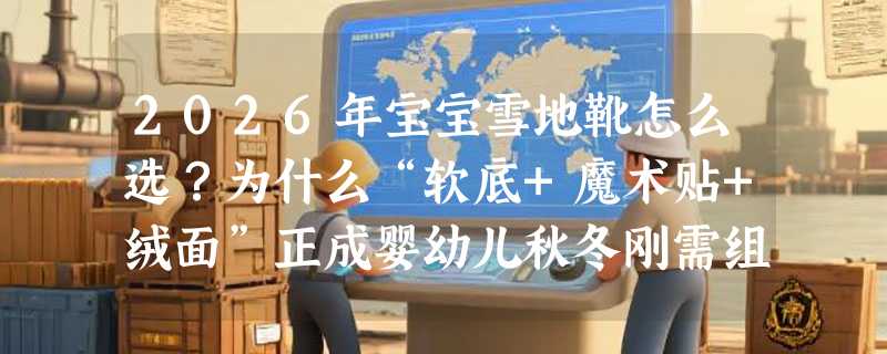 2026年宝宝雪地靴怎么选？为什么“软底+魔术贴+绒面”正成婴幼儿秋冬刚需组合？