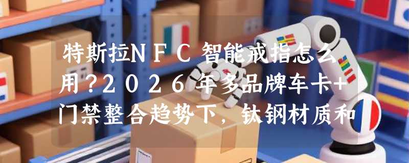 特斯拉NFC智能戒指怎么用？2026年多品牌车卡+门禁整合趋势下，钛钢材质和芯片兼容性成关键