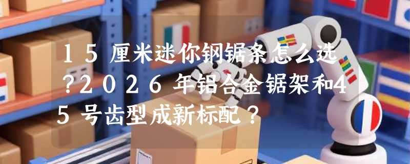 15厘米迷你钢锯条怎么选？2026年铝合金锯架和45号齿型成新标配？