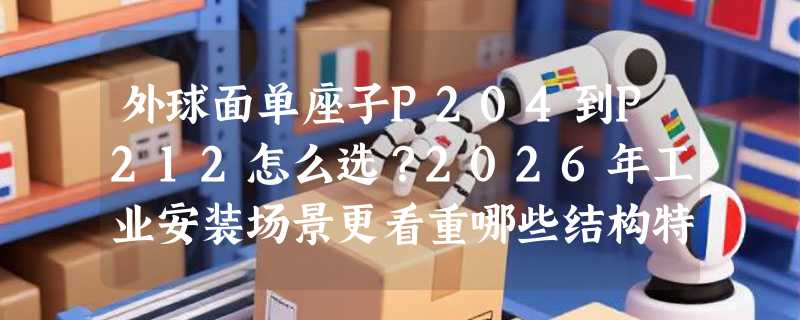 外球面单座子P204到P212怎么选？2026年工业安装场景更看重哪些结构特性？