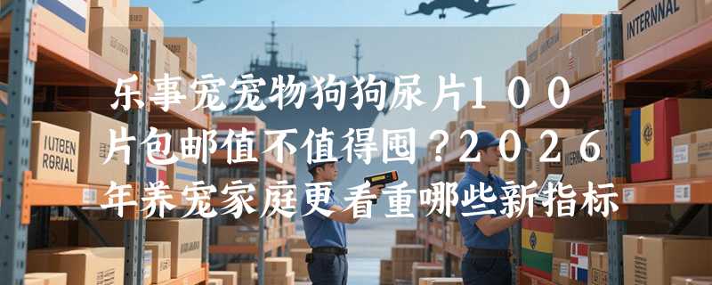 乐事宠宠物狗狗尿片100片包邮值不值得囤？2026年养宠家庭更看重哪些新指标？