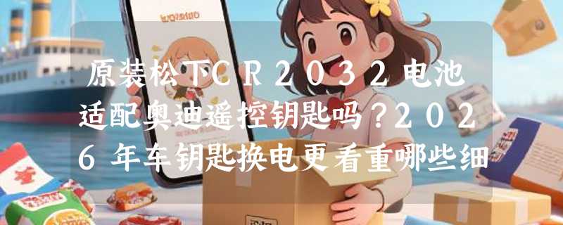 原装松下CR2032电池适配奥迪遥控钥匙吗？2026年车钥匙换电更看重哪些细节？