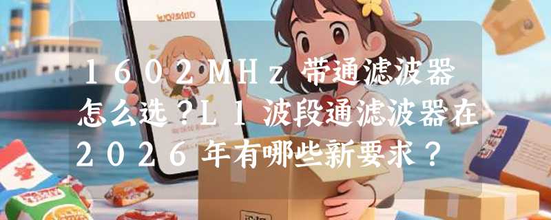 1602MHz带通滤波器怎么选？L1波段通滤波器在2026年有哪些新要求？