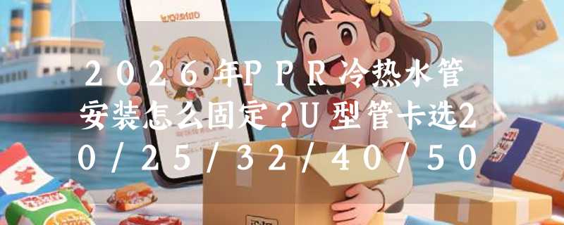 2026年PPR冷热水管安装怎么固定？U型管卡选20/25/32/40/50规格的关键在哪？