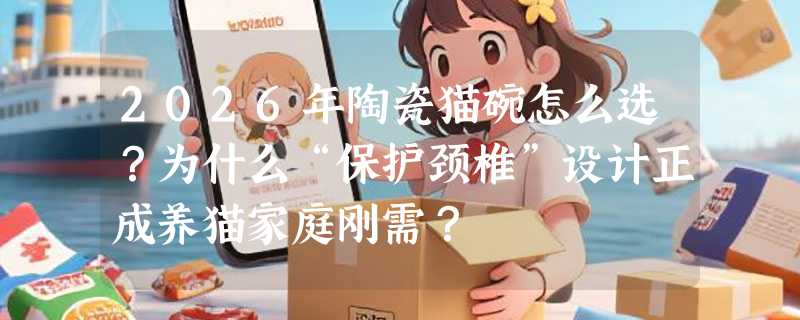 2026年陶瓷猫碗怎么选？为什么“保护颈椎”设计正成养猫家庭刚需？
