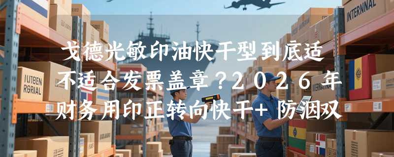 戈德光敏印油快干型到底适不适合发票盖章？2026年财务用印正转向快干+防洇双标准