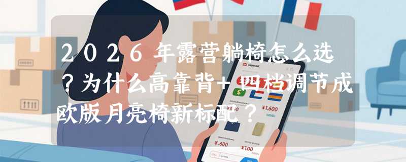 2026年露营躺椅怎么选？为什么高靠背+四档调节成欧版月亮椅新标配？