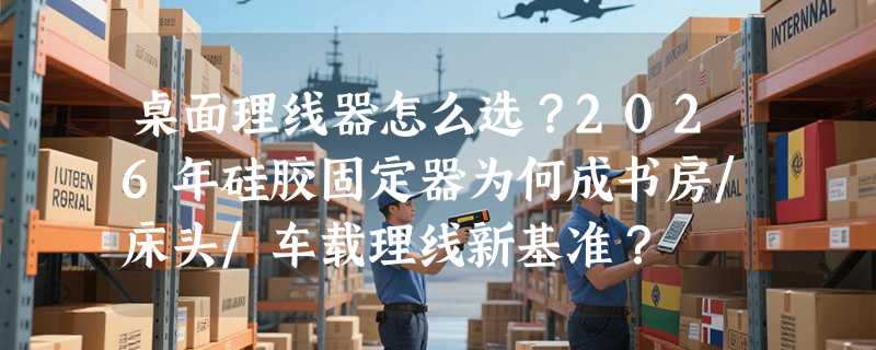 桌面理线器怎么选？2026年硅胶固定器为何成书房/床头/车载理线新基准？