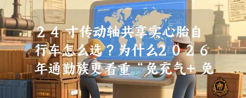 24寸传动轴共享实心胎自行车怎么选？为什么2026年通勤族更看重“免充气+免调链”？