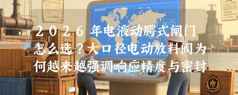 2026年电液动腭式闸门怎么选？大口径电动放料阀为何越来越强调响应精度与密封冗余？