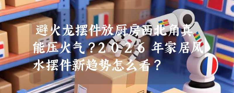 避火龙摆件放厨房西北角真能压火气？2026年家居风水摆件新趋势怎么看？