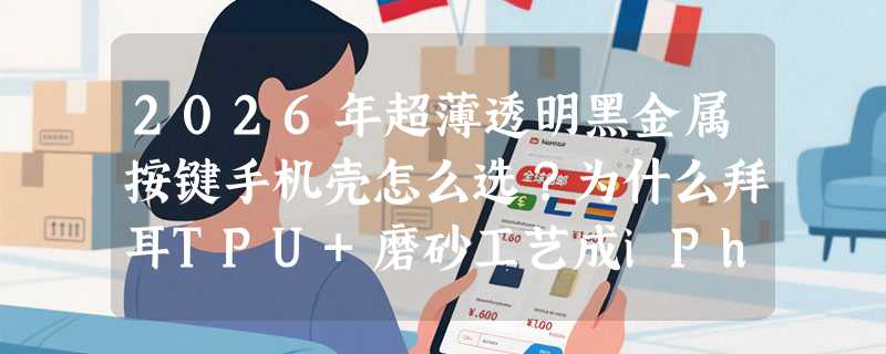 2026年超薄透明黑金属按键手机壳怎么选？为什么拜耳TPU+磨砂工艺成iPhone旗舰机新标配？