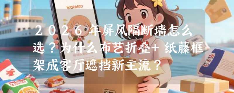 2026年屏风隔断墙怎么选？为什么布艺折叠+纸藤框架成客厅遮挡新主流？
