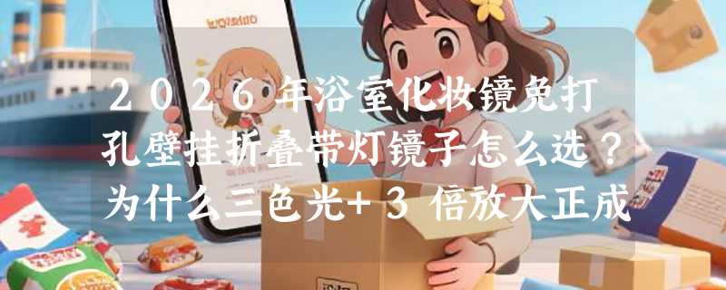 2026年浴室化妆镜免打孔壁挂折叠带灯镜子怎么选？为什么三色光+3倍放大正成酒店与小户型新标配？