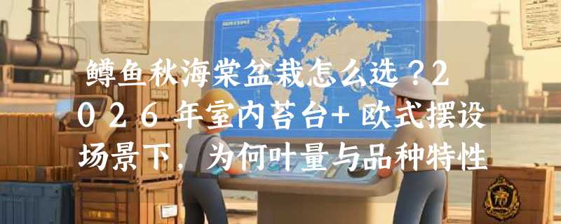 鳟鱼秋海棠盆栽怎么选？2026年室内苔台+欧式摆设场景下，为何叶量与品种特性成关键？