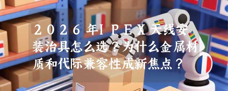 2026年IPEX天线安装治具怎么选？为什么金属材质和代际兼容性成新焦点？
