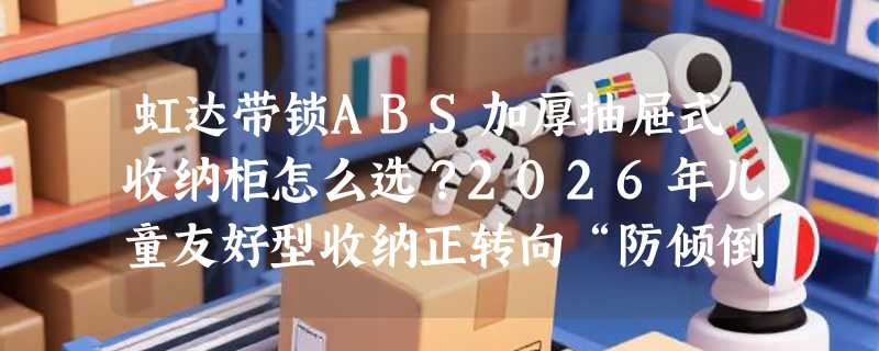 虹达带锁ABS加厚抽屉式收纳柜怎么选？2026年儿童友好型收纳正转向“防倾倒+可成长”双标准