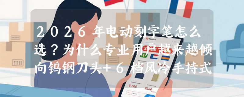 2026年电动刻字笔怎么选？为什么专业用户越来越倾向钨钢刀头+6档风冷手持式？