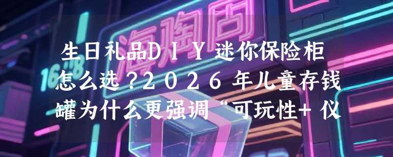 生日礼品DIY迷你保险柜怎么选？2026年儿童存钱罐为什么更强调“可玩性+仪式感”双设计？