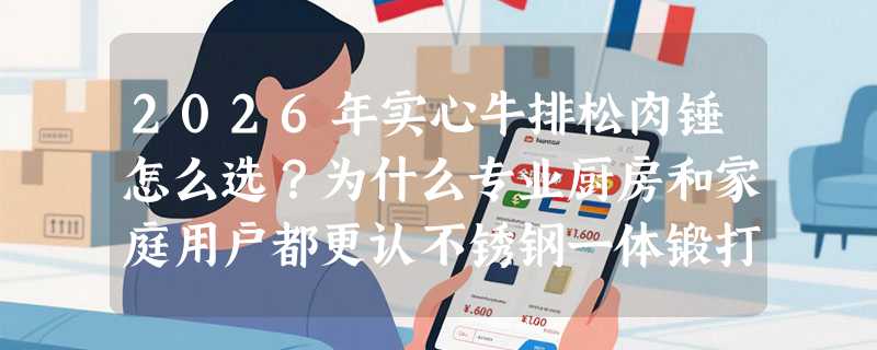 2026年实心牛排松肉锤怎么选？为什么专业厨房和家庭用户都更认不锈钢一体锻打结构？