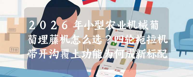 2026年小型农业机械葡萄埋藤机怎么选？四轮拖拉机带开沟覆土功能为何成新标配？
