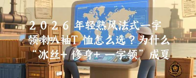 2026年轻熟风法式一字领喇叭袖T恤怎么选？为什么“冰丝+修身+一字领”成夏季气质穿搭新基准？