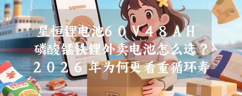 星恒锂电池60V48AH磷酸锰铁锂外卖电池怎么选？2026年为何更看重循环寿命与同城安装服务？