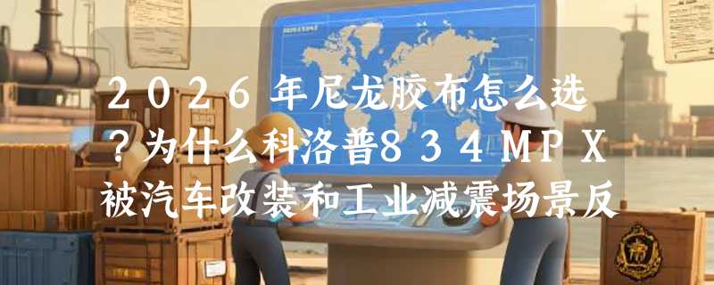 2026年尼龙胶布怎么选？为什么科洛普834MPX被汽车改装和工业减震场景反复点名？