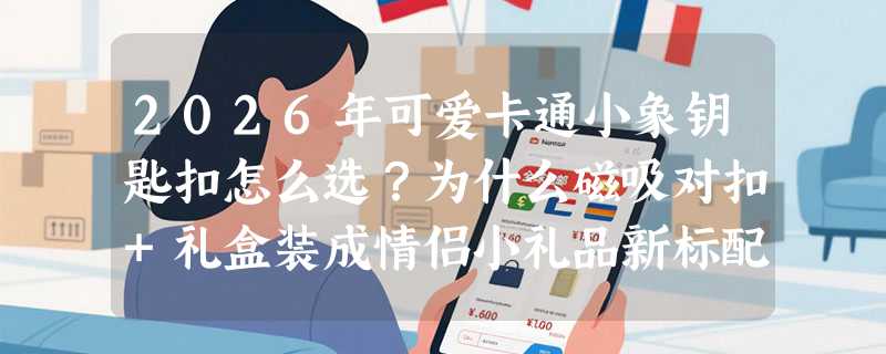 2026年可爱卡通小象钥匙扣怎么选？为什么磁吸对扣+礼盒装成情侣小礼品新标配？