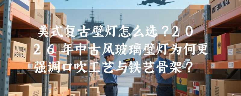 美式复古壁灯怎么选？2026年中古风玻璃壁灯为何更强调口吹工艺与铁艺骨架？