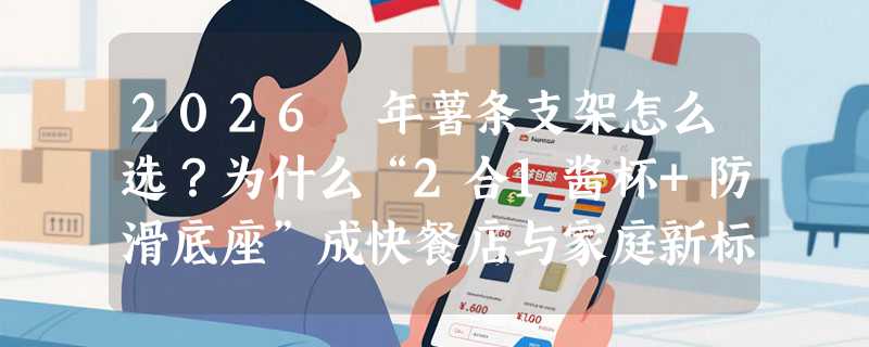 2026 年薯条支架怎么选？为什么“2合1酱杯+防滑底座”成快餐店与家庭新标配？
