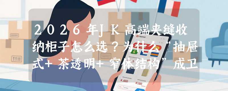 2026年JK高端夹缝收纳柜子怎么选？为什么“抽屉式+茶透明+窄体结构”成卫生间缝隙收纳新标配？