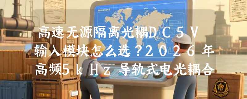 高速无源隔离光耦DC5V输入模块怎么选？2026年高频5kHz导轨式电光耦合器有哪些新要求？