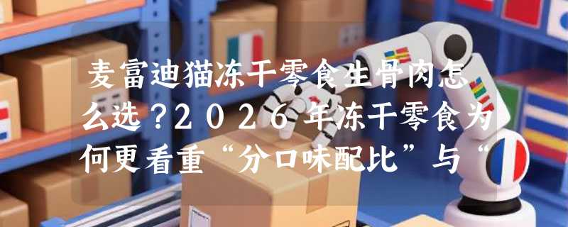 麦富迪猫冻干零食生骨肉怎么选？2026年冻干零食为何更看重“分口味配比”与“冷链溯源”？