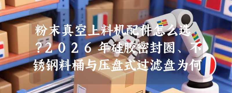 粉末真空上料机配件怎么选？2026年硅胶密封圈、不锈钢料桶与压盘式过滤盘为何成关键组合？