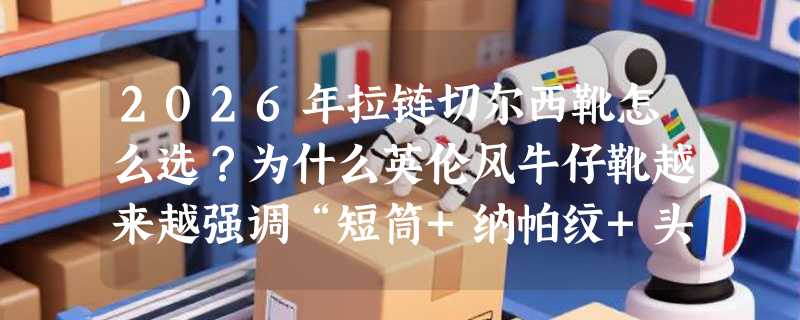 2026年拉链切尔西靴怎么选？为什么英伦风牛仔靴越来越强调“短筒+纳帕纹+头层猪皮内里”？
