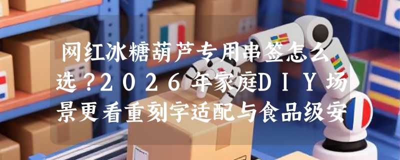 网红冰糖葫芦专用串签怎么选？2026年家庭DIY场景更看重刻字适配与食品级安全双门槛