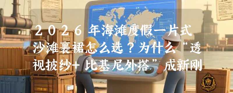 2026年海滩度假一片式沙滩裹裙怎么选？为什么“透视披纱+比基尼外搭”成新刚需？