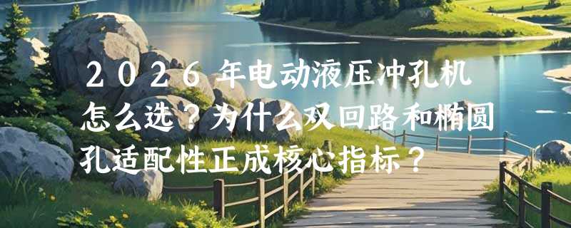 2026年电动液压冲孔机怎么选？为什么双回路和椭圆孔适配性正成核心指标？
