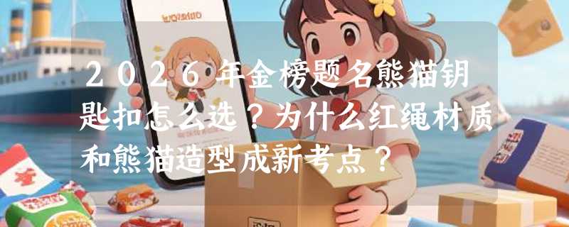 2026年金榜题名熊猫钥匙扣怎么选？为什么红绳材质和熊猫造型成新考点？