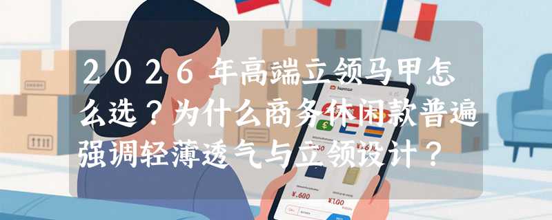 2026年高端立领马甲怎么选？为什么商务休闲款普遍强调轻薄透气与立领设计？