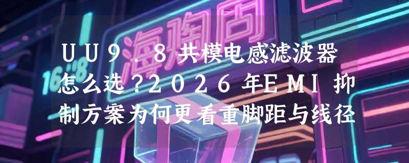 UU9.8共模电感滤波器怎么选？2026年EMI抑制方案为何更看重脚距与线径匹配？